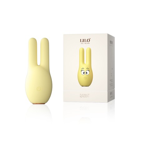 Petit Stimulateur Clitoridien  forme de lapin avec longues oreilles vibrantes.