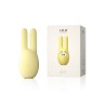 Petit Stimulateur Clitoridien  forme de lapin avec longues oreilles vibrantes.