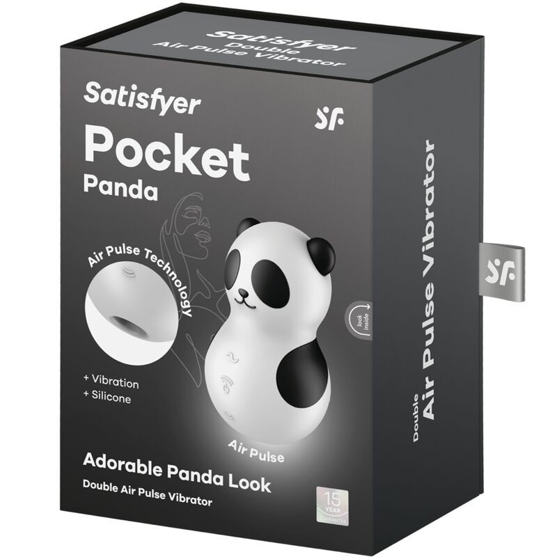 Satisfyer Pocket Panda : Vibrateur à Impulsions d'Air Compact