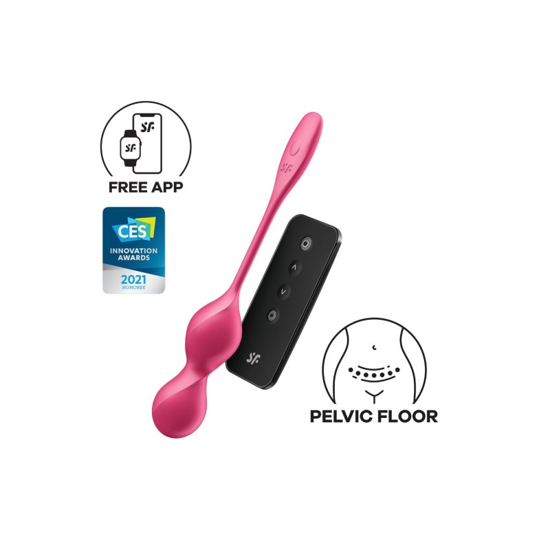 Eros Temptation|Satisfyer Love Birds 2 - Boules Kegel Vibrantes avec Application|Satisfyer