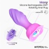 Plug Anal Vibración Moxy Rotación 360º – Intoyou® App Series|Juguetes Anales para Mujer