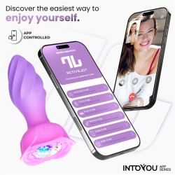 Plug Anal Vibración Moxy Rotación 360º – Intoyou® App Series|Juguetes Anales para Mujer
