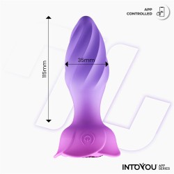 Plug Anal Vibración Moxy Rotación 360º – Intoyou® App Series|Juguetes Anales para Mujer