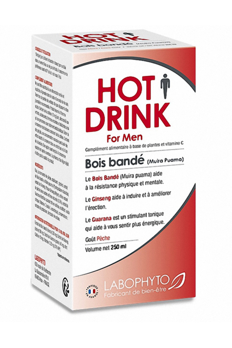 Hot Drink Homme botella frontal