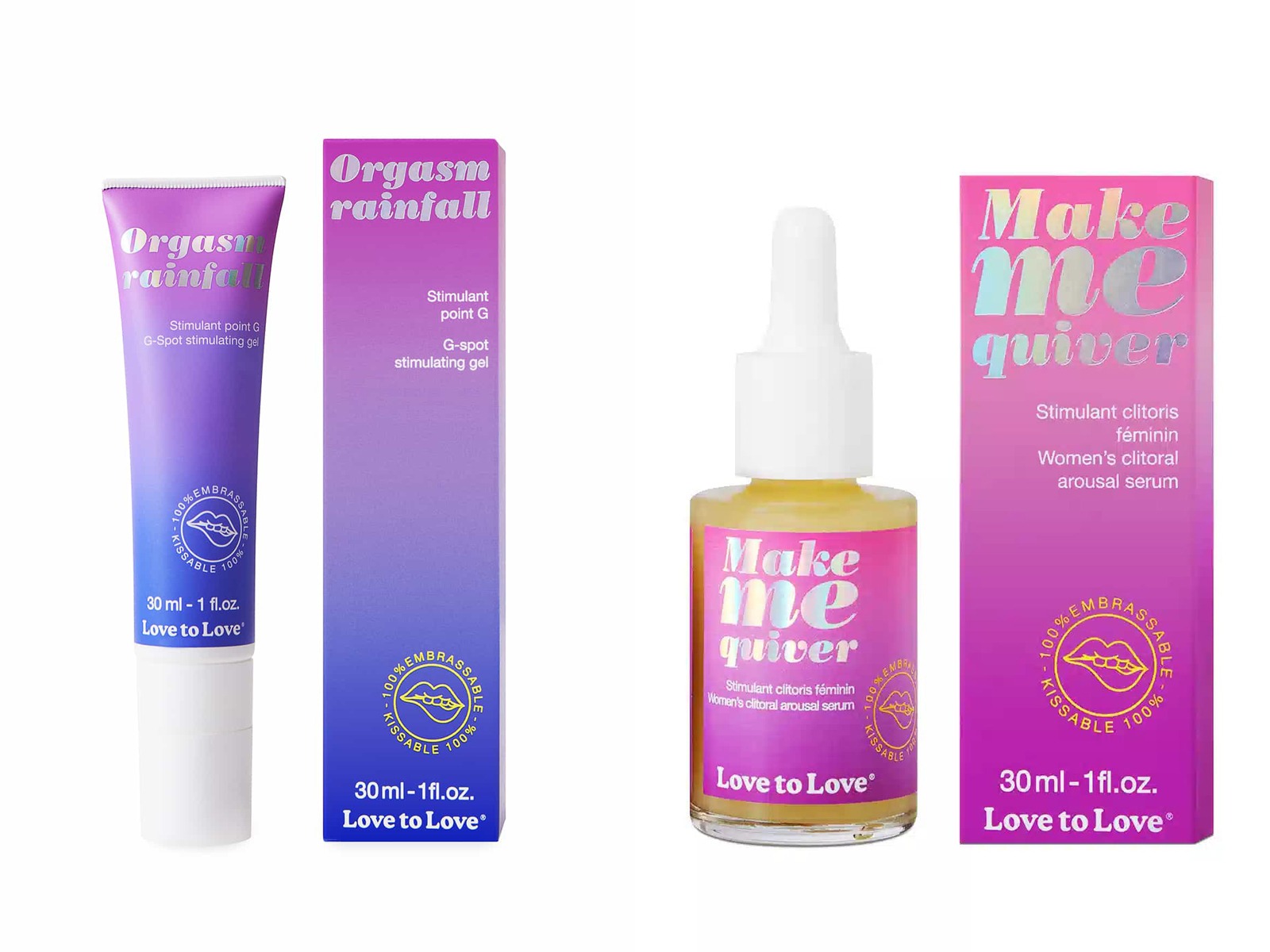 Pack intensificador de orgasmos y aumento de libido sérum y crema natural