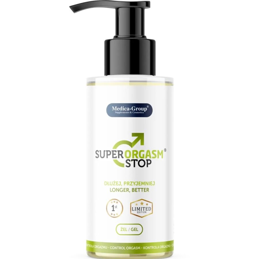 Super Orgasm Stop Gel para el control de la eyaculación y prolongar el placer masculino